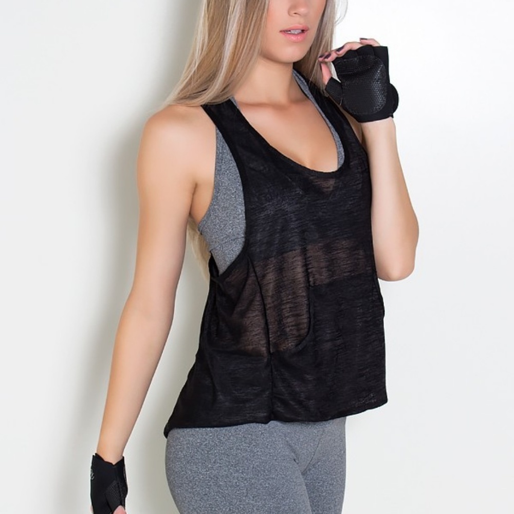 Tank Top -Transparent Racerback